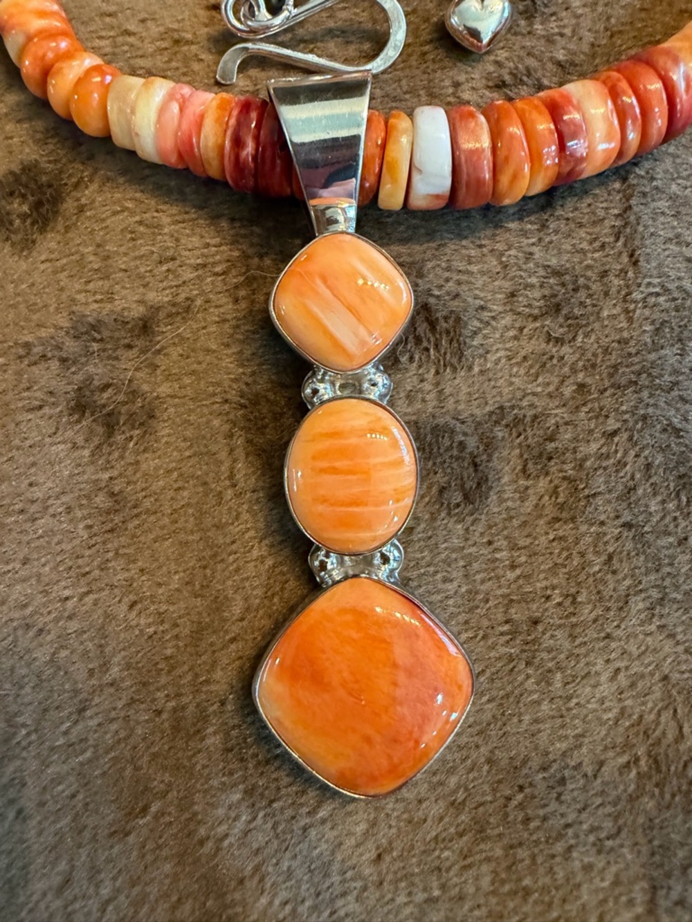 Jay King Carnelian Agate Pendant & Bead Necklace (223) - Picture 2 of 8